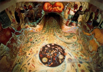 Diego Rivera Werke - die Hände der Natur, die Wasser anbietet 1951 Diego Rivera